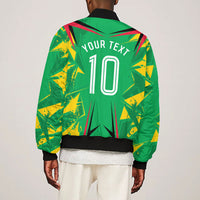 Personalized Guyana Cricket Bomber Jacket Amazon Warriors Tribal Mascot Sports