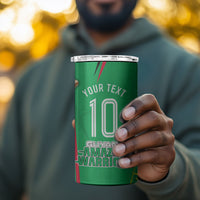 Personalized Guyana Cricket 4 in 1 Can Cooler Tumbler Amazon Warriors Tribal Mascot Sports