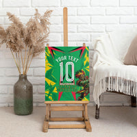Personalized Guyana Cricket Canvas Wall Art Amazon Warriors Tribal Mascot Sports