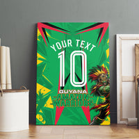 Personalized Guyana Cricket Canvas Wall Art Amazon Warriors Tribal Mascot Sports