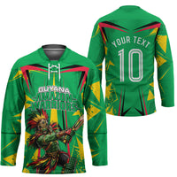 Personalized Guyana Cricket Hockey Jersey Amazon Warriors Tribal Mascot Sports