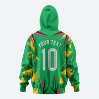 Personalized Guyana Cricket Hoodie Amazon Warriors Tribal Mascot Sports