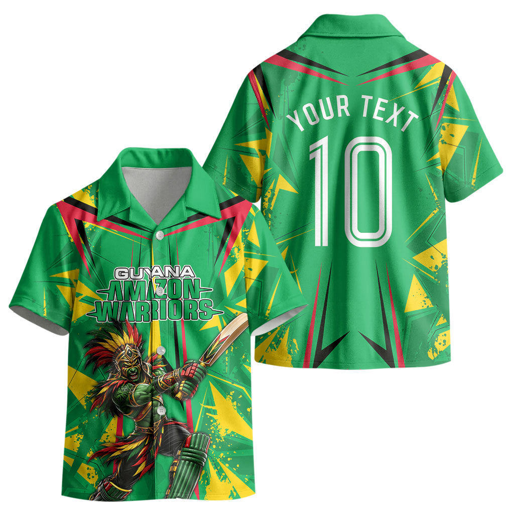 Personalized Guyana Cricket Kid Hawaiian Shirt Amazon Warriors Tribal Mascot Sports