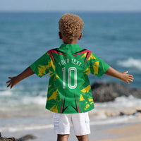 Personalized Guyana Cricket Kid Hawaiian Shirt Amazon Warriors Tribal Mascot Sports