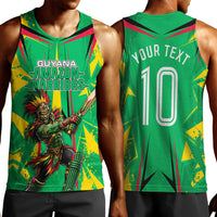 Personalized Guyana Cricket Men Tank Top Amazon Warriors Tribal Mascot Sports