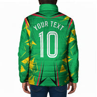 Personalized Guyana Cricket Padded Jacket Amazon Warriors Tribal Mascot Sports