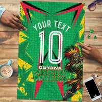 Personalized Guyana Cricket Puzzle Amazon Warriors Tribal Mascot Sports
