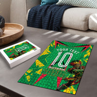Personalized Guyana Cricket Puzzle Amazon Warriors Tribal Mascot Sports