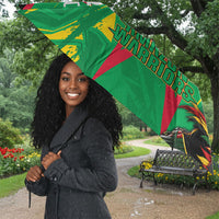Personalized Guyana Cricket Umbrella Amazon Warriors Tribal Mascot Sports