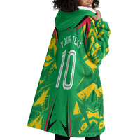 Personalized Guyana Cricket Wearable Blanket Hoodie Amazon Warriors Tribal Mascot Sports