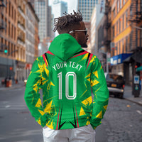 Personalized Guyana Cricket Zip Hoodie Amazon Warriors Tribal Mascot Sports