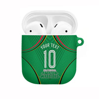 Personalized Guyana Cricket Amazon Warriors AirPods Case Modern Geometric Sports Fan