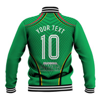 Personalized Guyana Cricket Amazon Warriors Baseball Jacket Modern Geometric Sports Fan