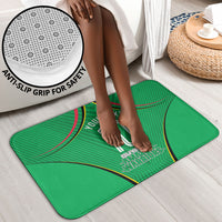 Personalized Guyana Cricket Amazon Warriors Bathroom Set Modern Geometric Sports Fan