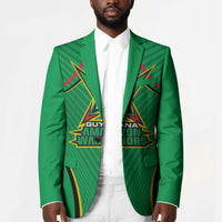 Personalized Guyana Cricket Amazon Warriors Blazer Modern Geometric Sports Fan