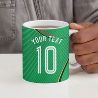 Personalized Guyana Cricket Amazon Warriors Ceramic Mug Modern Geometric Sports Fan