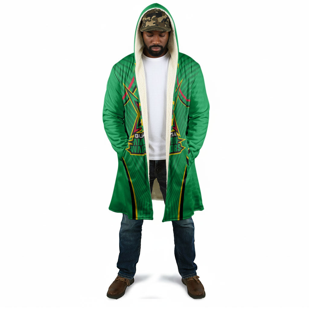 Personalized Guyana Cricket Amazon Warriors Cloak Modern Geometric Sports Fan