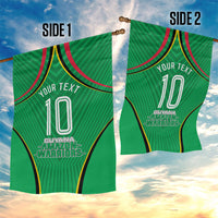 Personalized Guyana Cricket Amazon Warriors Garden Flag Modern Geometric Sports Fan
