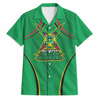 Personalized Guyana Cricket Amazon Warriors Hawaiian Shirt Modern Geometric Sports Fan