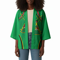 Personalized Guyana Cricket Amazon Warriors Kimono Modern Geometric Sports Fan