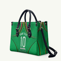 Personalized Guyana Cricket Amazon Warriors Leather Bag Modern Geometric Sports Fan