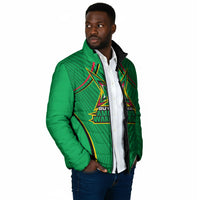Personalized Guyana Cricket Amazon Warriors Padded Jacket Modern Geometric Sports Fan