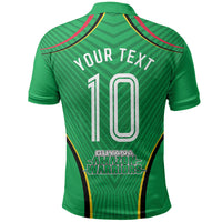 Personalized Guyana Cricket Amazon Warriors Polo Shirt Modern Geometric Sports Fan
