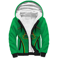 Personalized Guyana Cricket Amazon Warriors Sherpa Hoodie Modern Geometric Sports Fan