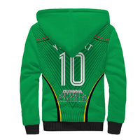 Personalized Guyana Cricket Amazon Warriors Sherpa Hoodie Modern Geometric Sports Fan