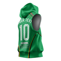 Personalized Guyana Cricket Amazon Warriors Sleeveless Hoodie Modern Geometric Sports Fan