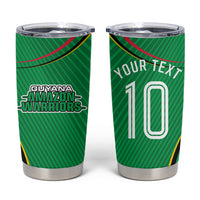 Personalized Guyana Cricket Amazon Warriors Tumbler Cup Modern Geometric Sports Fan