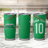 Personalized Guyana Cricket Amazon Warriors Tumbler Cup Modern Geometric Sports Fan