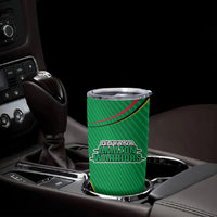 Personalized Guyana Cricket Amazon Warriors Tumbler Cup Modern Geometric Sports Fan