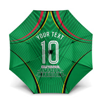 Personalized Guyana Cricket Amazon Warriors Umbrella Modern Geometric Sports Fan