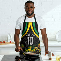 Personalized Jamaica Kingsmen Apron Caribbean Cricket Royal Warrior King Mascot