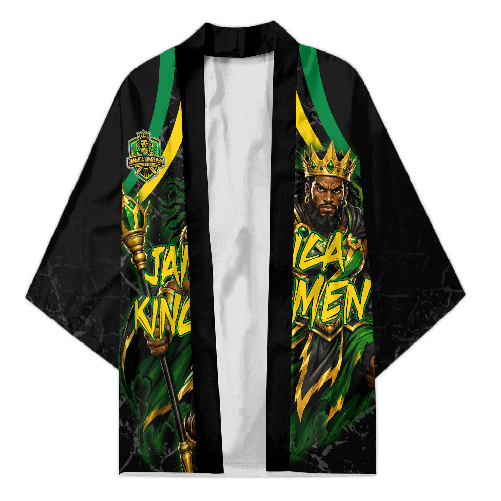 Personalized Jamaica Kingsmen Kimono Caribbean Cricket Royal Warrior King Mascot