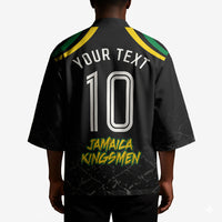 Personalized Jamaica Kingsmen Kimono Caribbean Cricket Royal Warrior King Mascot