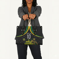 Personalized Jamaica Kingsmen Leather Bag Caribbean Cricket Royal Warrior King Mascot