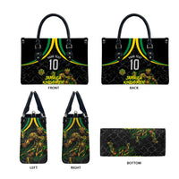 Personalized Jamaica Kingsmen Leather Bag Caribbean Cricket Royal Warrior King Mascot