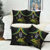 Personalized Jamaica Kingsmen Pillow Cover Caribbean Cricket Royal Warrior King Mascot