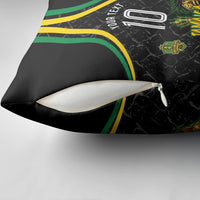 Personalized Jamaica Kingsmen Pillow Cover Caribbean Cricket Royal Warrior King Mascot