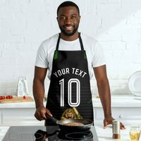 Personalized Jamaica Cricket Lion Mascot Apron Kingsmen Royal King Batsman Sport