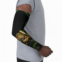 Personalized Jamaica Cricket Lion Mascot Arm Sleeves Kingsmen Royal King Batsman Sport