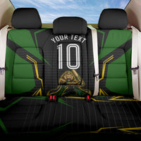 Personalized Jamaica Cricket Lion Mascot Back Car Seat Cover Kingsmen Royal King Batsman Sport