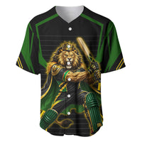 Personalized Jamaica Cricket Lion Mascot Baseball Jersey Kingsmen Royal King Batsman Sport