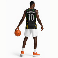 Personalized Jamaica Cricket Lion Mascot Basketball Jersey Kingsmen Royal King Batsman Sport