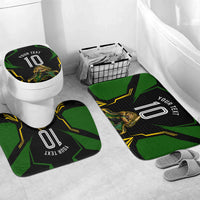 Personalized Jamaica Cricket Lion Mascot Bathroom Set Kingsmen Royal King Batsman Sport