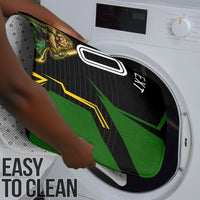 Personalized Jamaica Cricket Lion Mascot Bathroom Set Kingsmen Royal King Batsman Sport