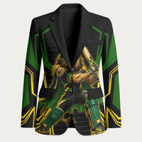 Personalized Jamaica Cricket Lion Mascot Blazer Kingsmen Royal King Batsman Sport