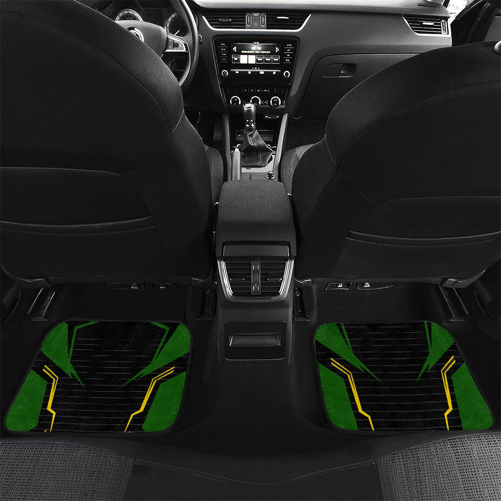 Personalized Jamaica Cricket Lion Mascot Car Mats Kingsmen Royal King Batsman Sport